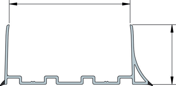 PVC U-Profile Kerb