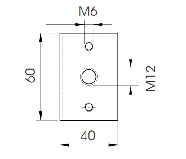 Ceiling Suspension Aluminium T Profile M12 Nut