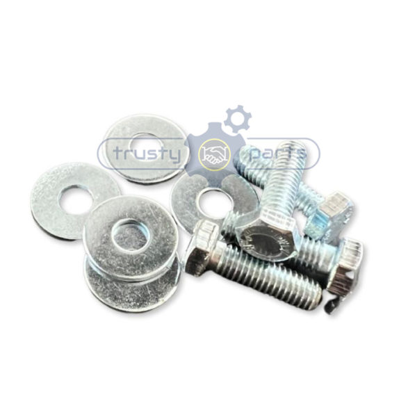 M6 Hex Set Bolts BZP & M6 Washer M6 x 12mm