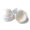 Nylon Hex Nut Cover White M8