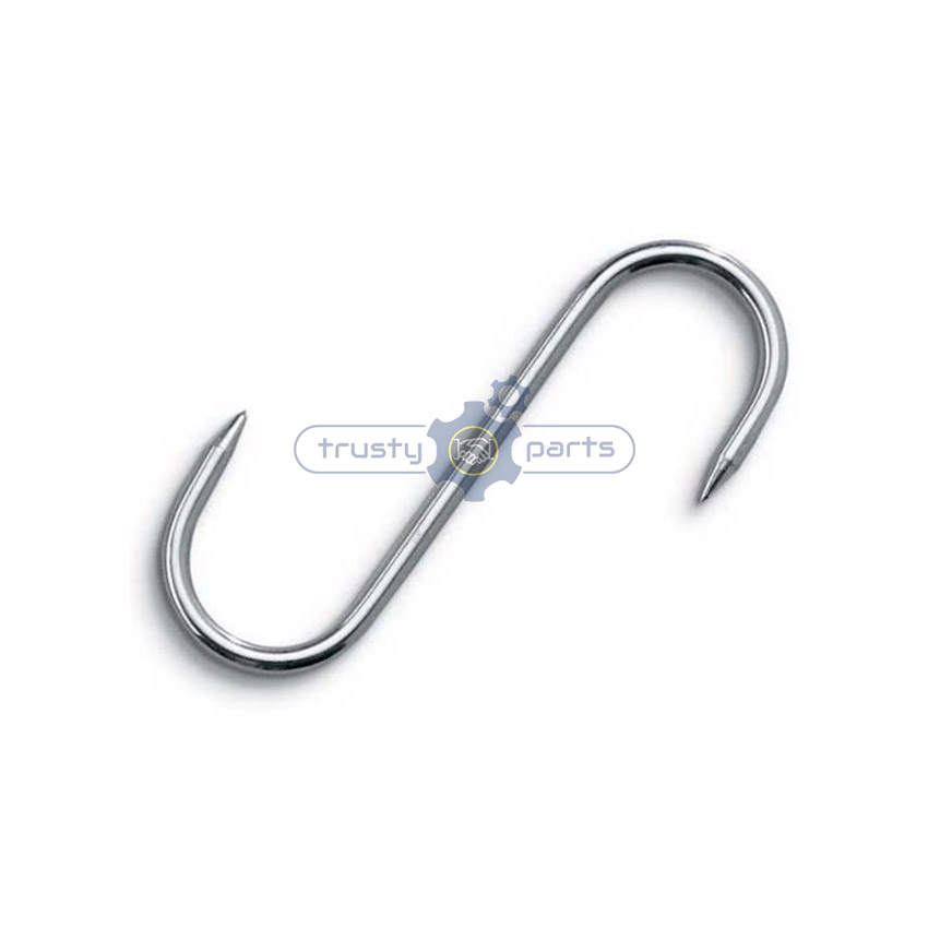 Meat Hanging S Hooks Stainless Steel 150mm - Trusty Parts ltd