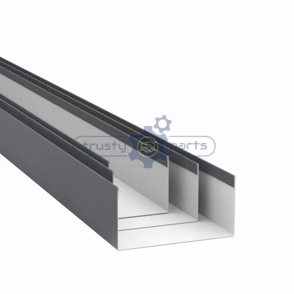 Coloured Plastisol Metal Food Safe Channel Anthracite