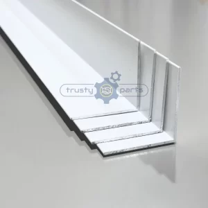 White Aluminium Angle