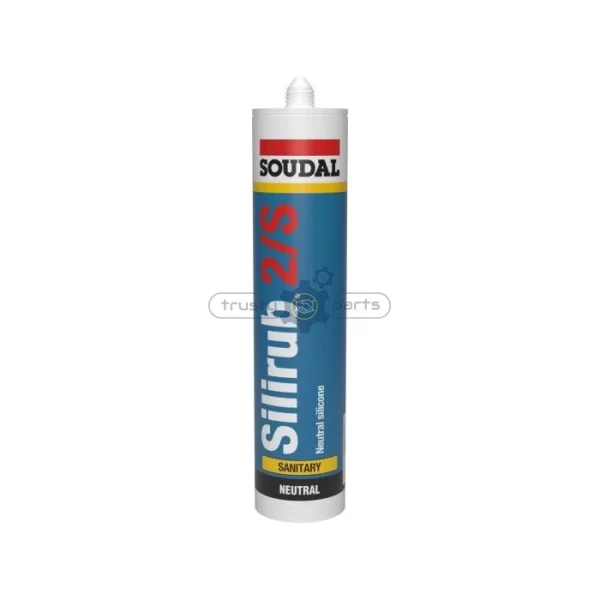 Soudal Neutral Sanitary Silicone 300ml White-Food Safe