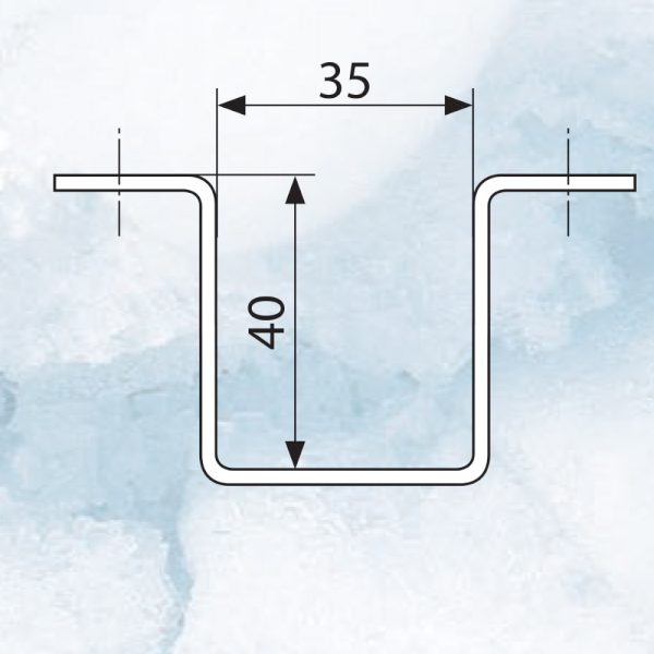 SHELVING WALL BRACKET for Fermostock shelving system