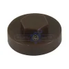 Hex Head Cover Caps - VanDyke Brown 16mm