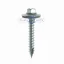 METALFIX GASH POINT SCREW 8u ZINC PLATED STEEL WITH 19mm WASHER