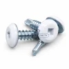 White Head Self-Drilling Screws - Square Driver Head 4.8X19 mm